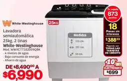 Soriana Híper White-westinghouse lavadora semiautomática oferta