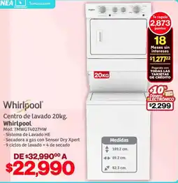 Soriana Híper Whirlpool centro de lavado oferta