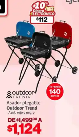 Soriana Híper Outdoor trend asador plegable oferta