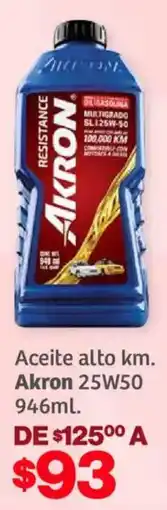 Soriana Híper Akron Aceite alto oferta