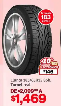Soriana Híper Tornel Llanta 185/65R15 86h real oferta