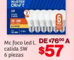 Soriana Híper Mc foco led l. calida oferta