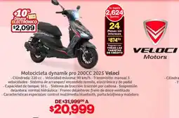 Soriana Híper Veloci motocicleta dynamik pro 200cc 2025 oferta