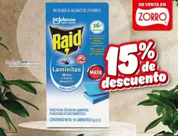 Zorro Raid repelente repuesto laminitas oferta
