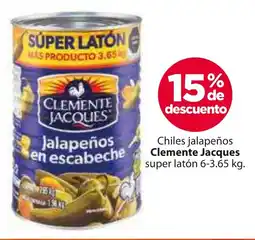 Zorro Clemente jacques chiles jalapeños super latón oferta