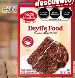 Zorro Betty Crocker Harina pastel choco oferta