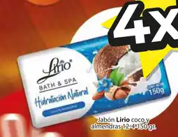 Zorro Lirio jabón coco y almendras oferta