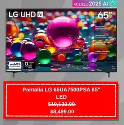 Muebles América LG pantalla 65UA7500PSA 65" oferta