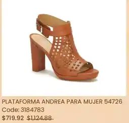 Andrea Plataforma andrea para mujer 54726 oferta