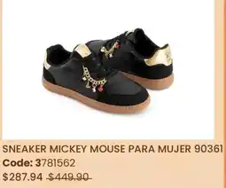 Andrea Sneaker mickey mouse para mujer 90361 oferta