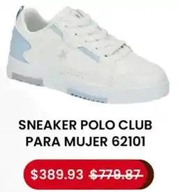 Andrea Sneaker polo club para mujer 62101 oferta