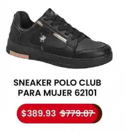 Andrea Sneaker polo club para mujer 62101 oferta