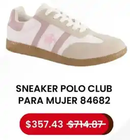 Andrea Sneaker polo club para mujer 84682 oferta