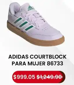 Andrea Adidas courtblock para mujer 86733 oferta