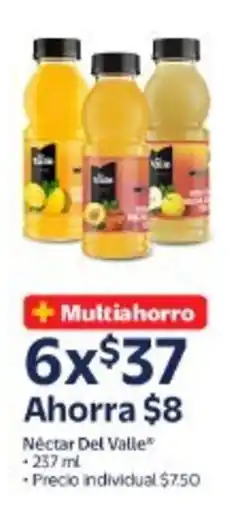 Walmart Del valle néctar oferta