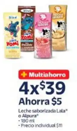 Walmart Lala o Alpura leche saborizada oferta