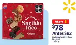 Walmart Rico galletas surtido original oferta