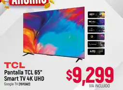 Boxito TCL smart tv 65" oferta