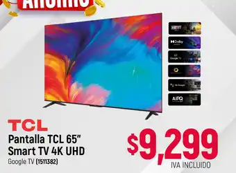 TCL smart tv 65"