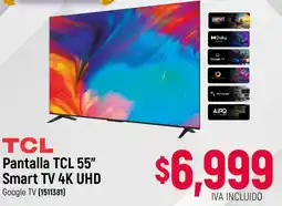 Boxito TCL smart tv 55" oferta