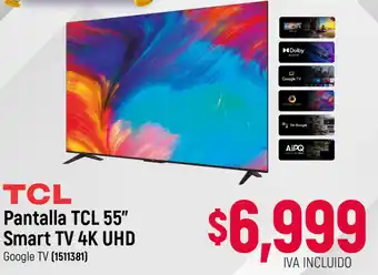 TCL smart tv 55"