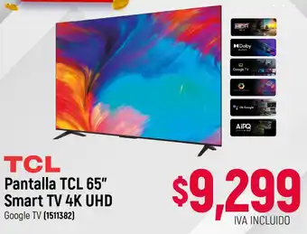 TCL smart tv 65"
