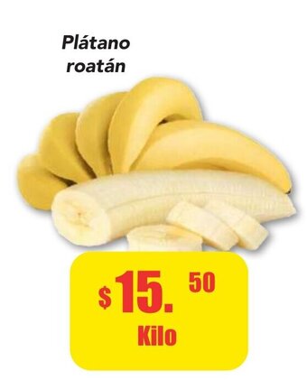 Super Aki Plátano Roatán oferta