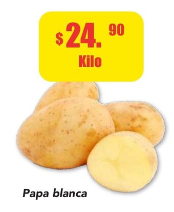 Super Aki Papa Blanca oferta