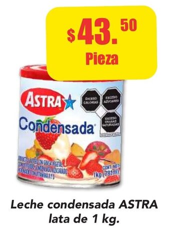 Super Aki Leche Condensada Astra 1kg oferta