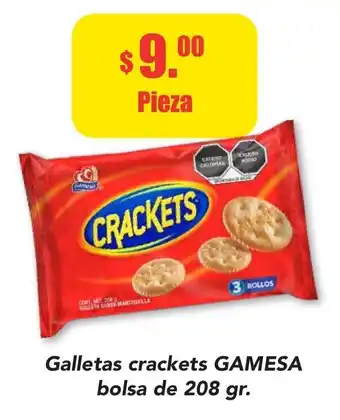 Galletas Crackers Gamesa 208g
