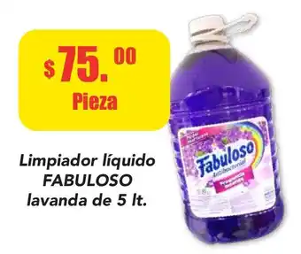 Super Aki Limpiador Líquido Fabuloso Lavanda 5lt oferta