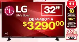 Soriana Mercado LG smart tv 32" oferta