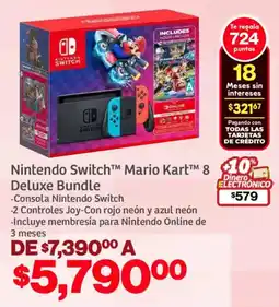 Soriana Mercado Nintendo switch tm mario kart 8 oferta