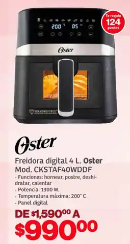 Soriana Mercado Oster freidora digital oferta