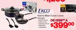 Soriana Mercado Ekco batería classic oferta