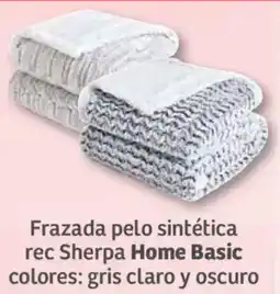 Soriana Mercado Home basic frazada pelo sintética rec sherpa oferta