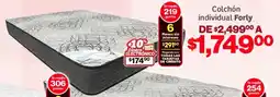 Soriana Mercado Forly colchón individual oferta
