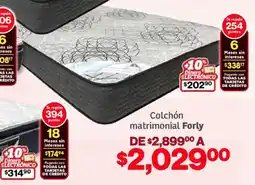 Soriana Mercado Forly colchón matrimonial oferta