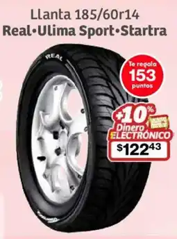 Soriana Mercado Real, ulima sport, startrallanta 185/60r14 oferta