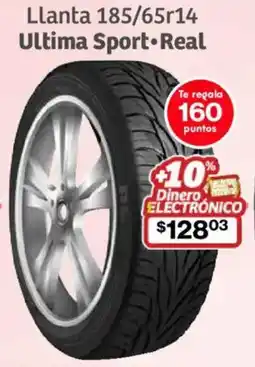 Soriana Mercado Ultima sport, realllanta 185/65r14 oferta