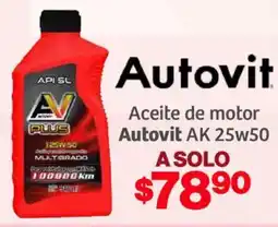 Soriana Mercado Autovit AK aceite de motor oferta