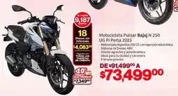 Soriana Mercado Bajaj motocicleta pulsar N 250 oferta