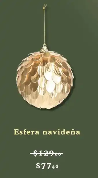 Liverpool Esfera navideña oferta