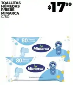 Merco Mimarca toallitas humedas p/bebé c/80 oferta