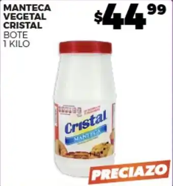 Merco Cristal manteca vegetal bote oferta
