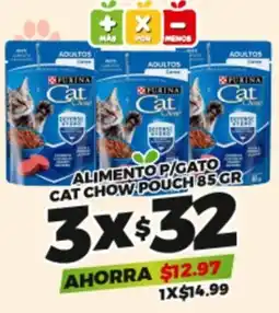 Merco Cat chow alimento picato pouch oferta