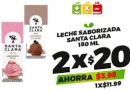Merco Santa clara leche saborizada oferta