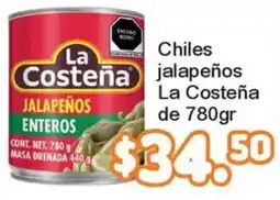 Merza La Costeña jalapeños enteros oferta