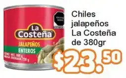 Merza La Costeña jalapeños enteros oferta