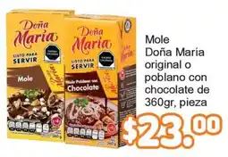 Merza Doña María original o poblano con chocolate oferta